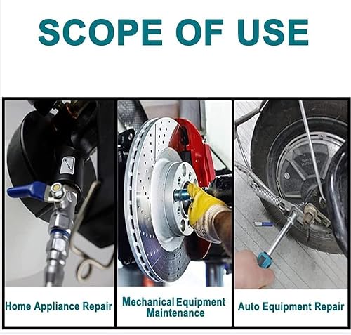 Miniatura 8 de Auniwaig Imperial - Destornilladores de tuerca hexagonal de 516 pulgadas, acero no magnético de punta de seis puntos con eje de 3.66 pulgadas, 1