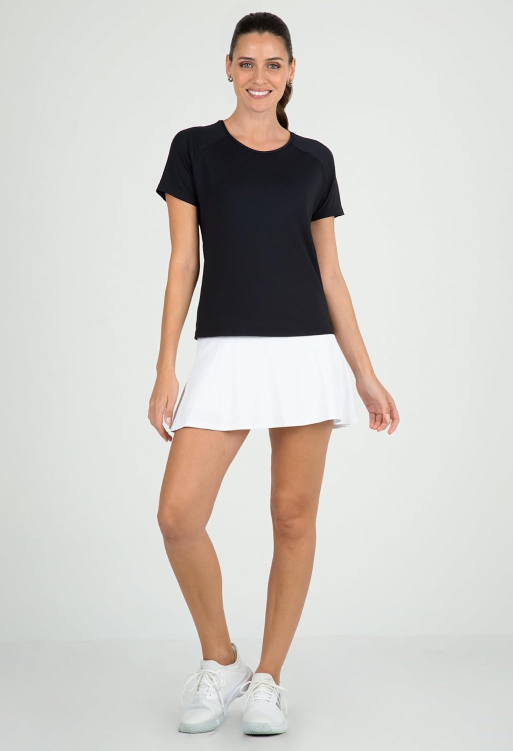 IBKUL Athleisure Wear Sun Protective UPF 50+ Icefil Cooling-Solid Short Sleeve Crew Neck-85000 - Image 4