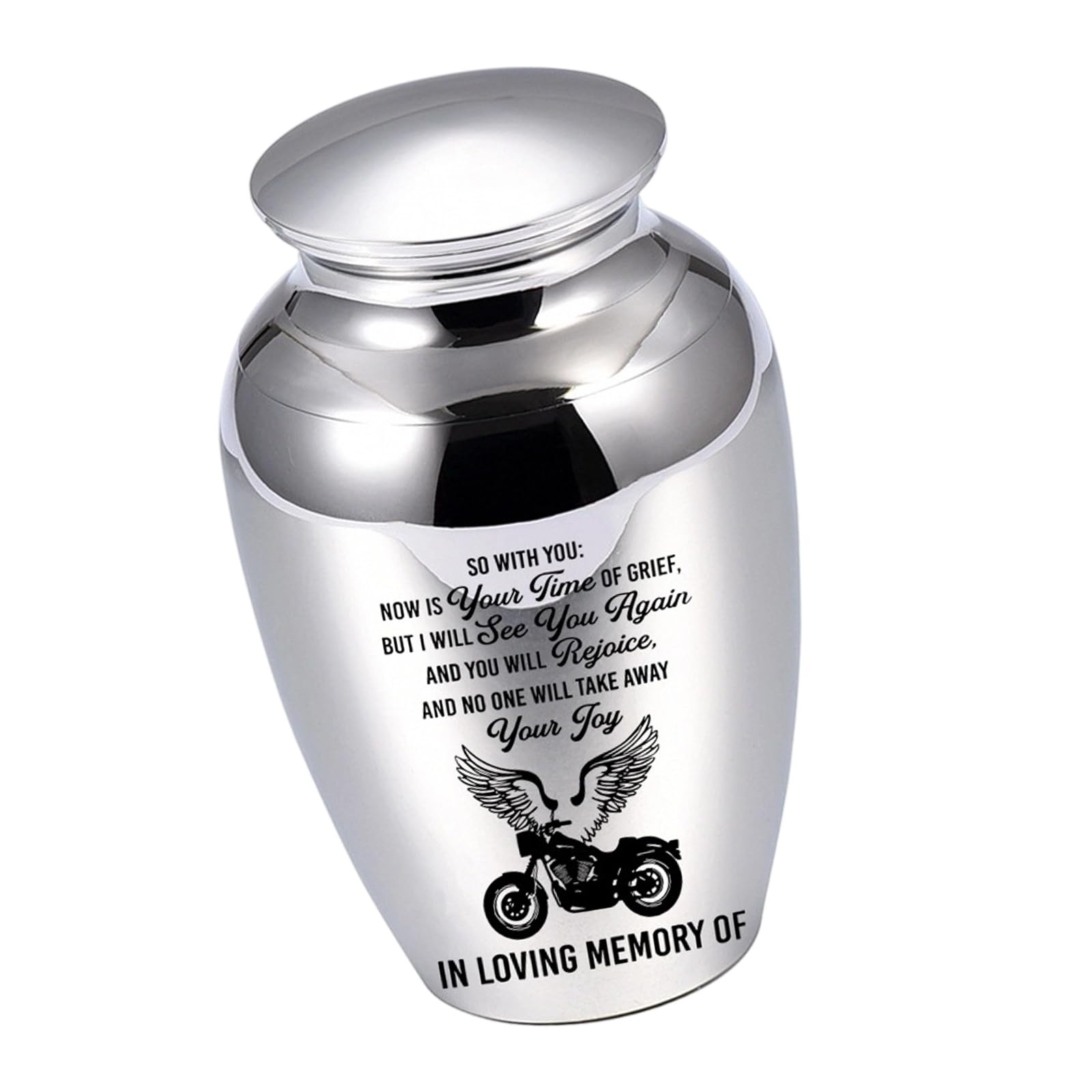 Kalttoy Aluminium Pet Urns for Dog and Cats Ashes 2.5inches Cremation Urn, Printed Memorials Urn for Ashes Cremation Urns for Human