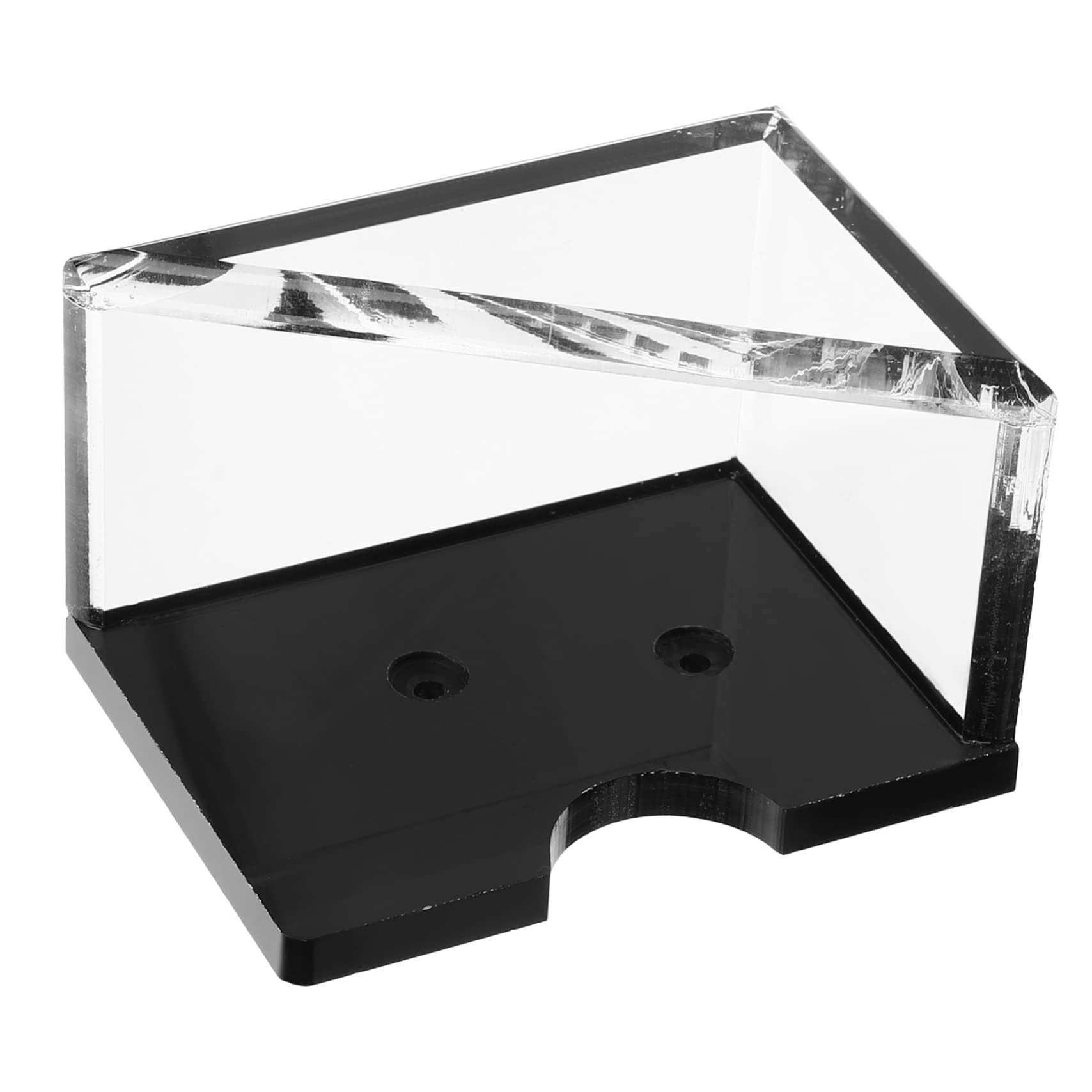 Abaodam Scatola scatola dei rifiuti del rack del poker scatole da poker custodia del mazzo acrilico contenitori supporto trasparente per carte da gioco caso di poker