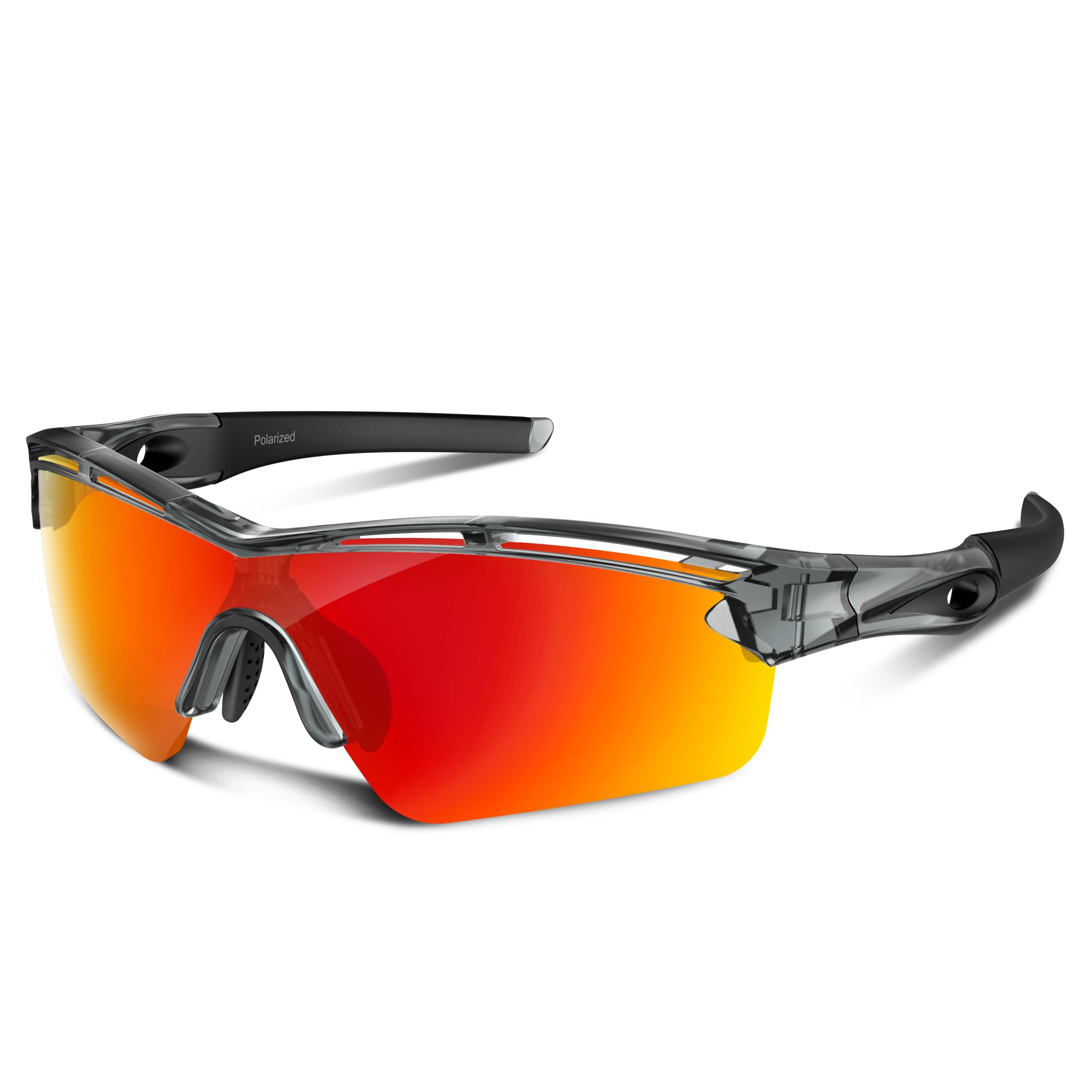 Spolaryzowane sportowe okulary przeciwsłoneczne dla mężczyzn i kobiet, młodzieży, baseballu, jazdy na rowerze, biegania, jazdy samochodem, wędkowania, tenisa, golfa, silnika TAC, UV400, TR90