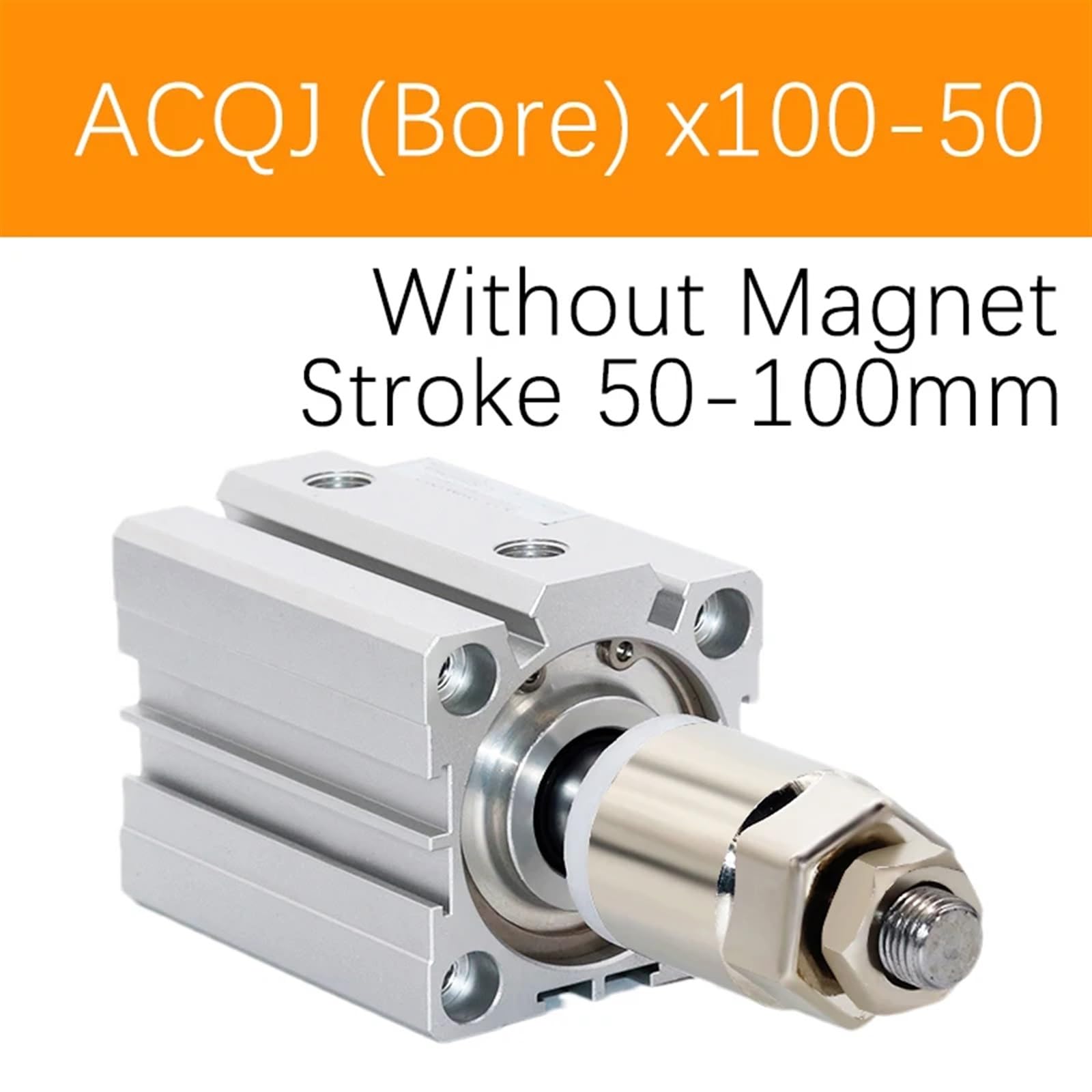 Cilindro Pneumatico Compatto Sottile Standard dei cilindri dell'Aria compressa ACQJ32(Stroke 50-100mm,ACQ20)