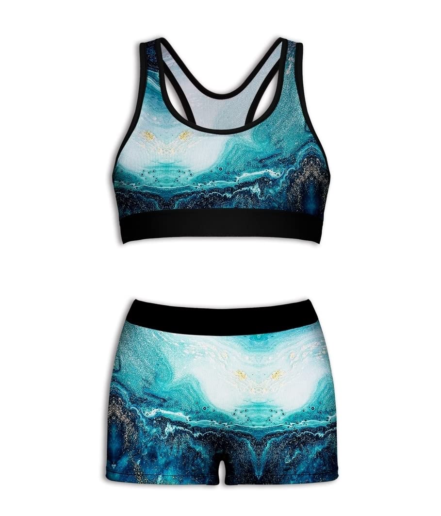 Sunshine swingWomens Yoga 2 Pieces Outfit Tank Top Bra & Briefs Set Workout Running Underwear Lingerie Shorts Sets