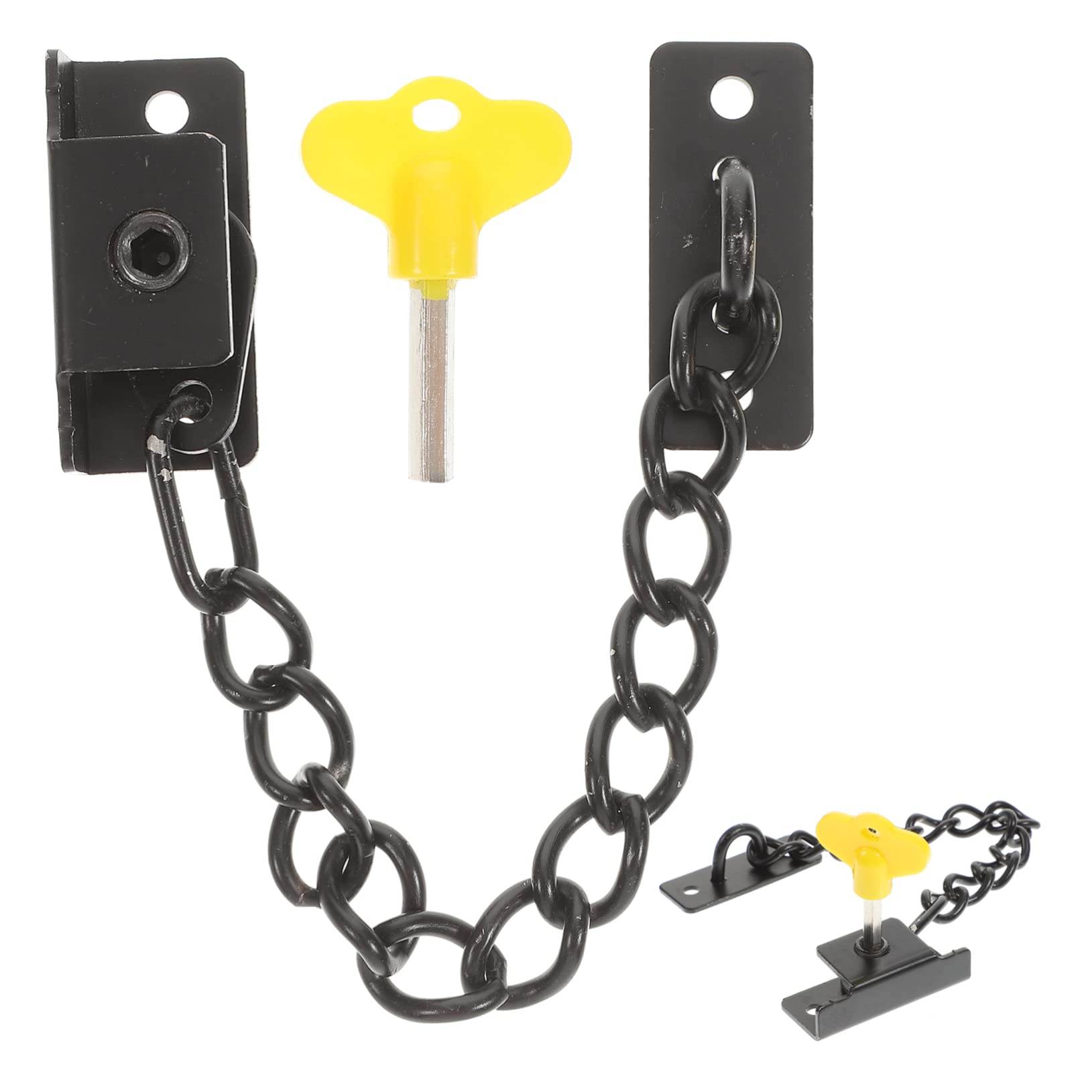 KALLORY Professional Door Chain Guard Lock High Strength Window Locks for Safety