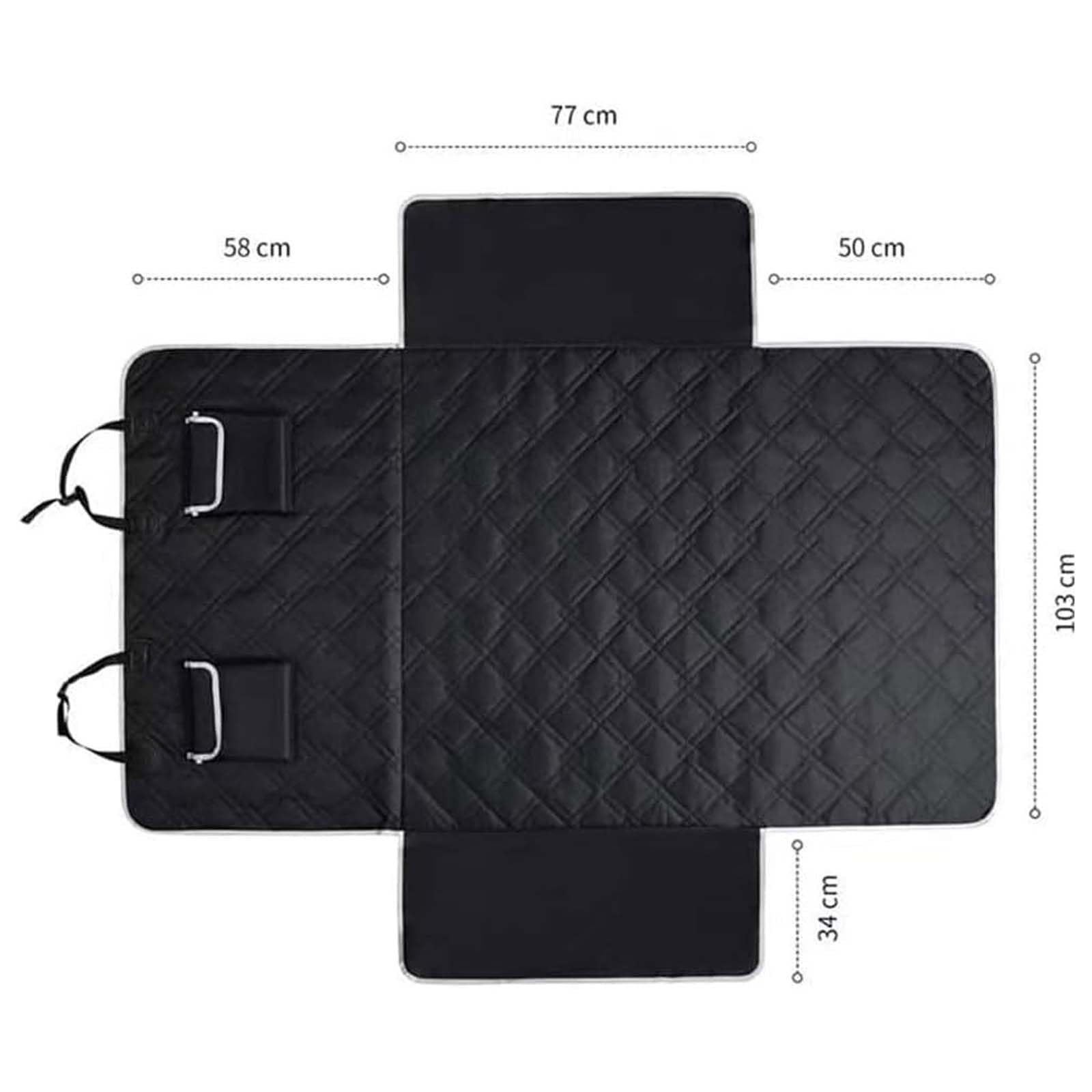 Coprisedile Auto per Cani per VW Multivan Vento Virtus Up!, Telo Bagagliaio Auto per Cani Antiscivolo Impermeabile Antistrappo Protezione Accessori