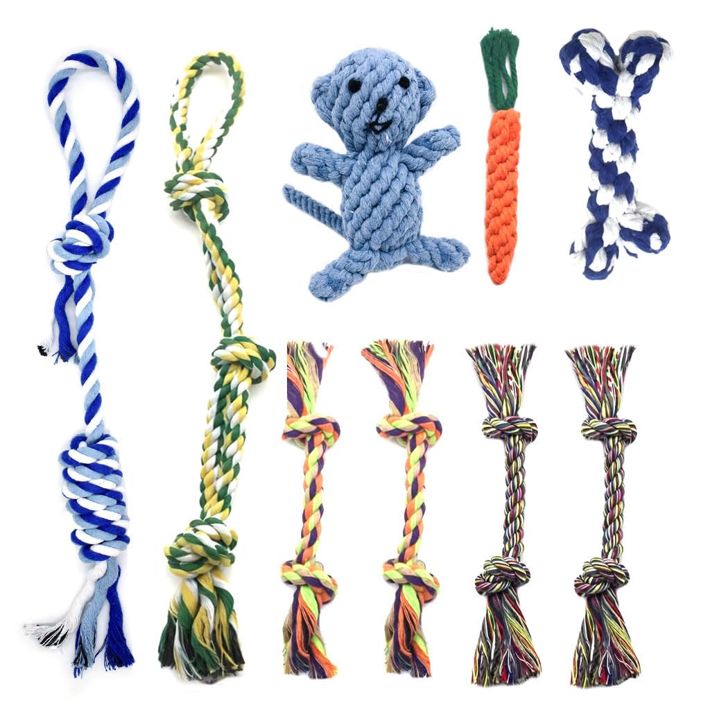 Jouets à mâcher en coton pour chien anxieux pour calmer l'ennui et stopper les morsures