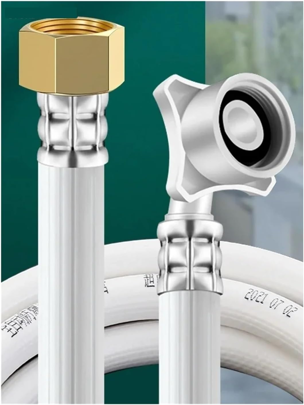 パーツ】電気洗濯機 給水延長ホース２ｍ | 無印良品 多機能洗濯機用給水パイプ 自動ウェーブホイール延長延長給水ホース(200cm)