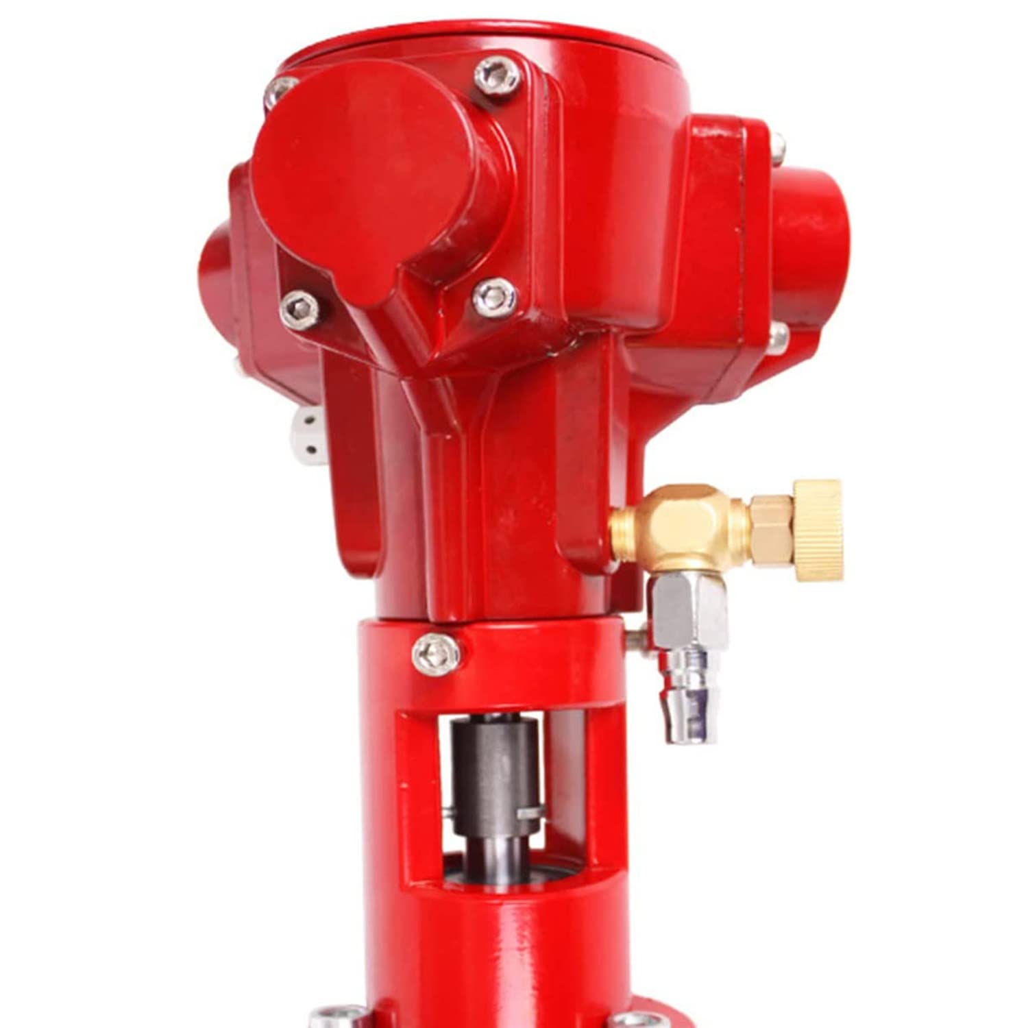 Mélangeur à levage automatique en acier inoxydable de 5 gal/20 L, mélangeur de bureau, diamètre de la machine d'agitation de peinture 10 cm, 1500-2600 tr/min, pour usine de peinture/colorant/résines