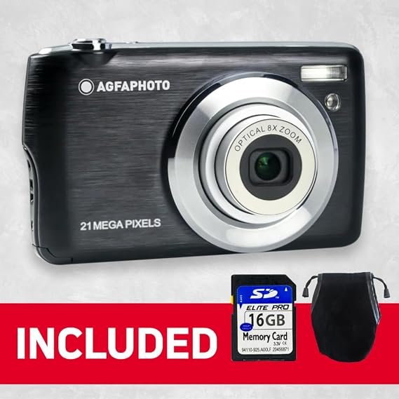 Agfa Photo Realishot DC8200 Compact Digital Camera - Black