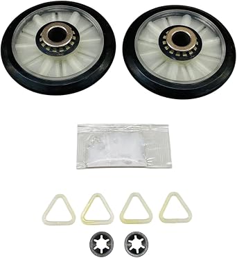 Dryer Drum Roller Kit for Whirlpool, AP3098345, PS347627, 349241T