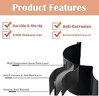 Vista 6 de Portarrollos de papel higiénico decorativos de Papá Noel, soportes de rollo de papel higiénico independientes, se adapta a rollos de papel