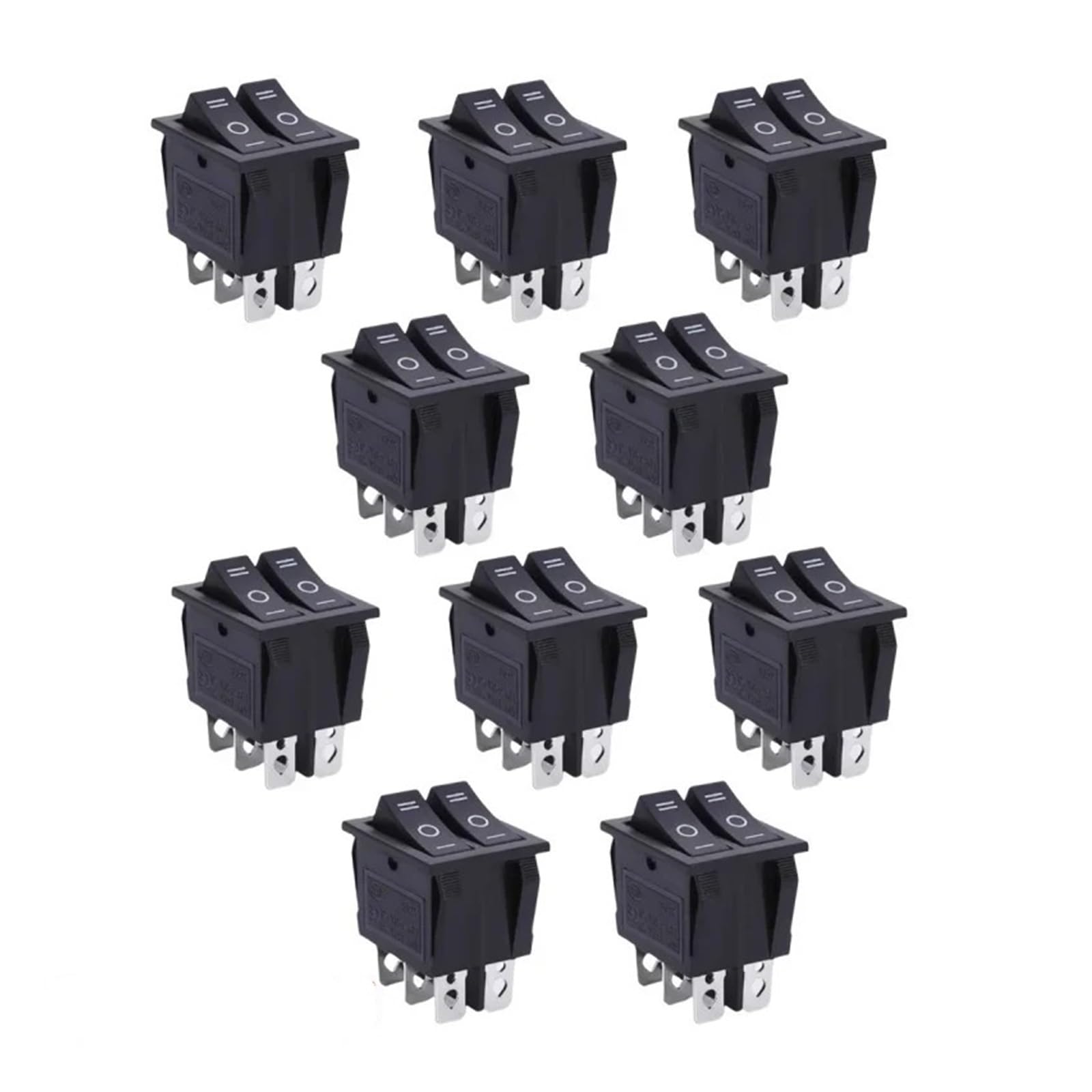 Interruptor de luz doble KCD8 para reparar fallos de encendido en barcos y consolas 8