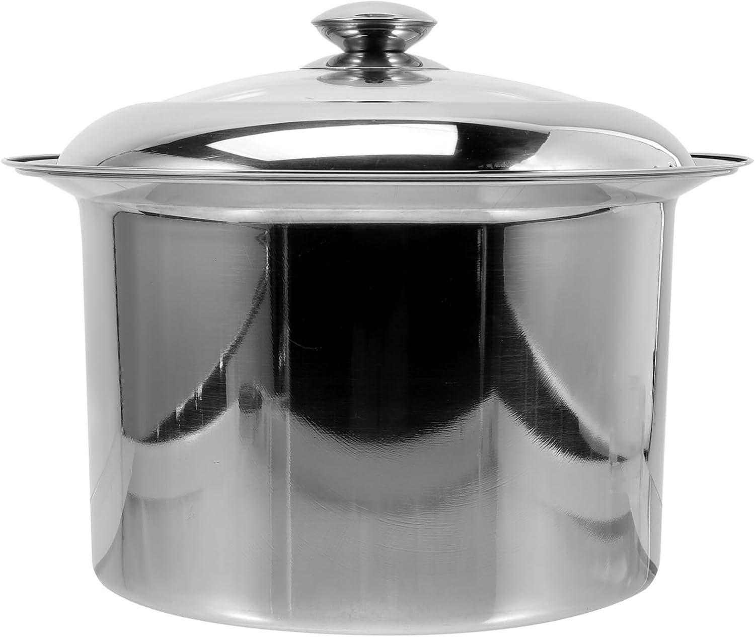 Stainless Steel Night Urinal with Lid for Boy Girl and Adults Portable Chamber Pot for Home Use Durable and Easy to Clean Spittoon with Non-Slip Base