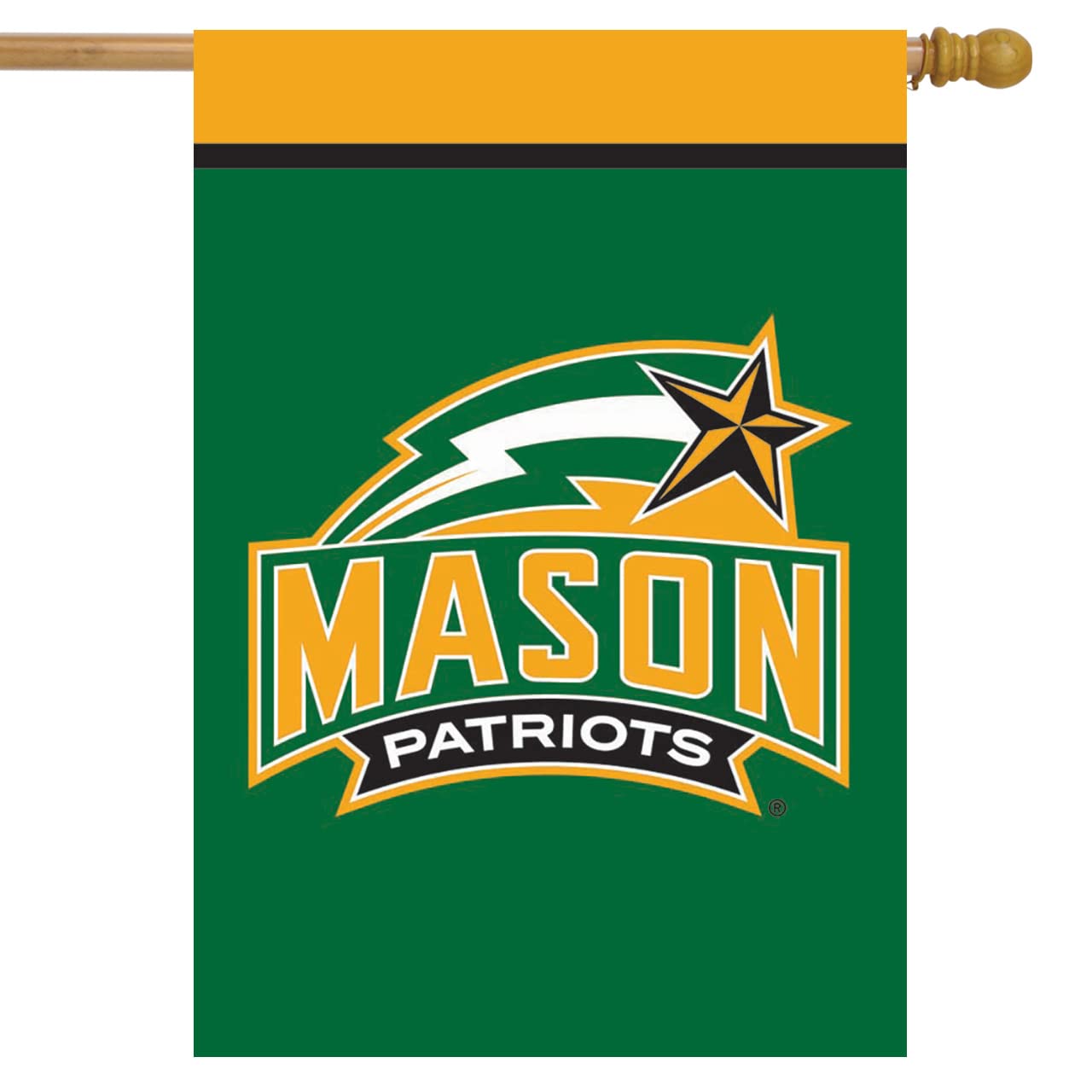 Briarwood Lane George Mason NCAA House Flaga 71 cm x 100 cm