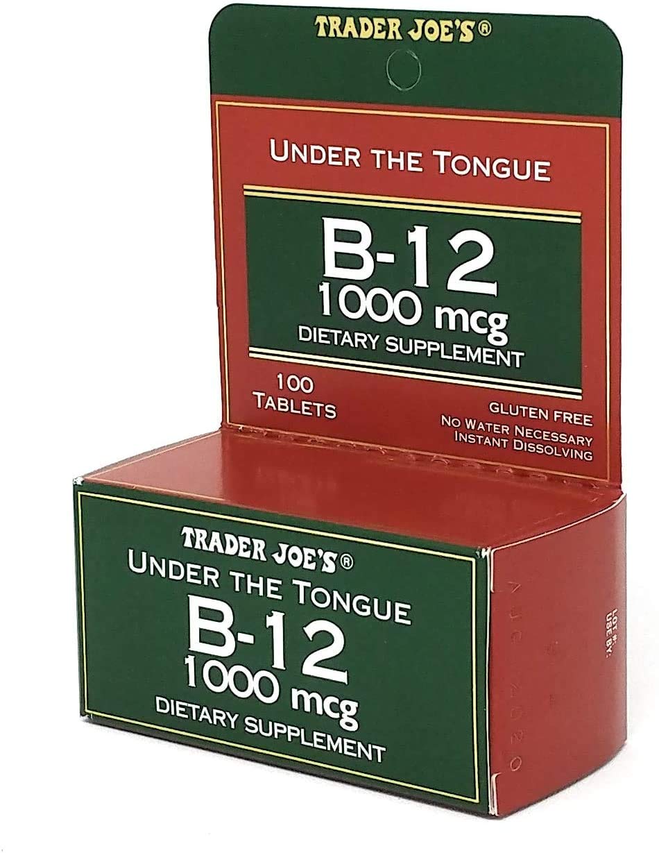 Trader Joe's Under The Tongue B12 1000 mcg Dietary Supplement, 100