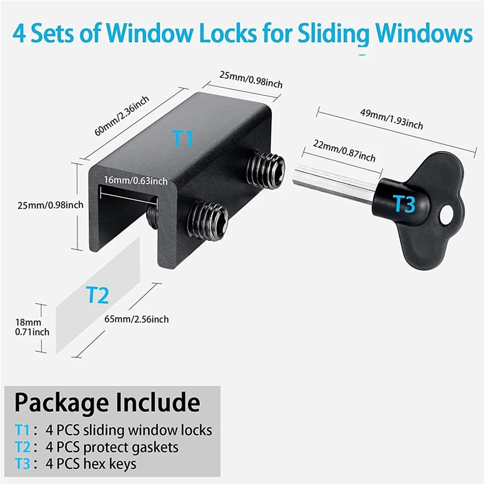 5/8/10Pcs Window Sliding Door Lock Sash Stopper Cabinet Locks Straps Doors Security Anti-theft Safety Für Zuhause(Single hole yellow,5pcs)