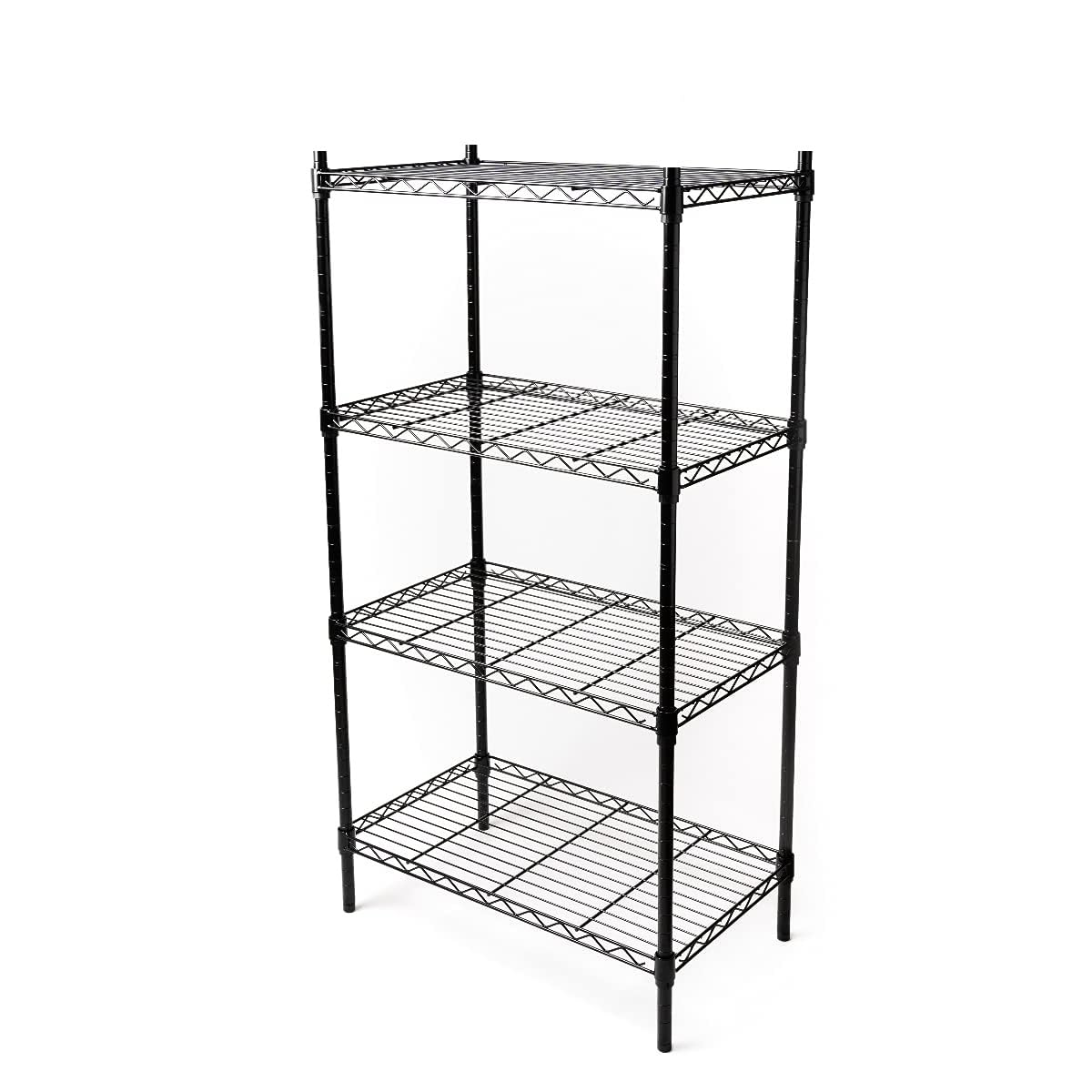 4 Tier Wire Shelving Rack | Multi-Purpose Storage Organizer Rack