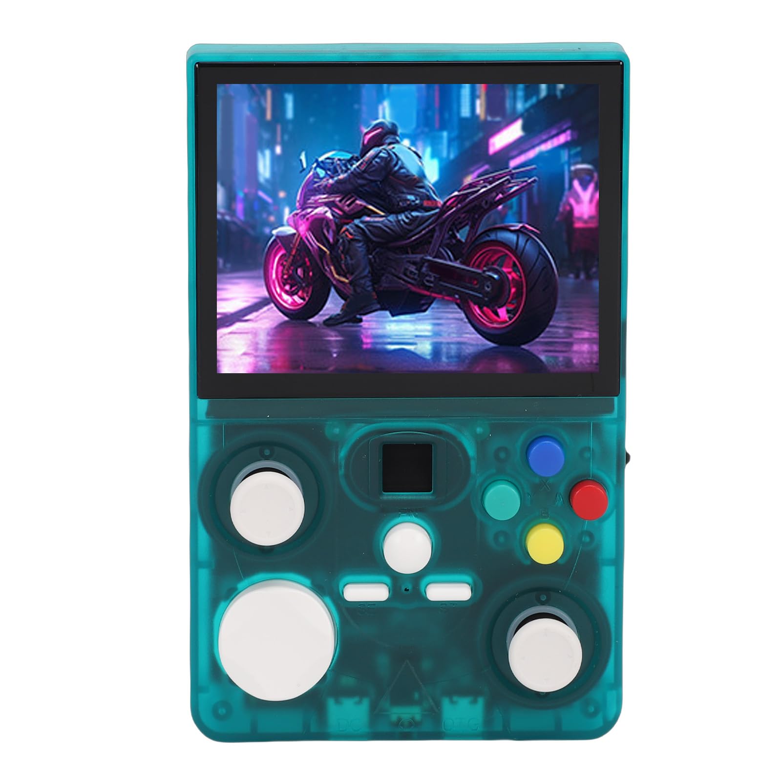 Console di Gioco Portatile, Console di Gioco retrò Portatile con Schermo MIPI HD da 3,5 Pollici con Doppio Joystick e WiFi, per Linux e Giochi retrò (128G)