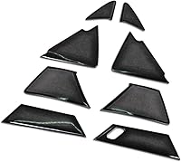 Vista 1 de Beautost Ajuste para Mazda CX-30 CX30 2020 2021 2022 2022 2023 2024 2025 2026 altavoz de puerta cubierta de panel de sonido (negro)