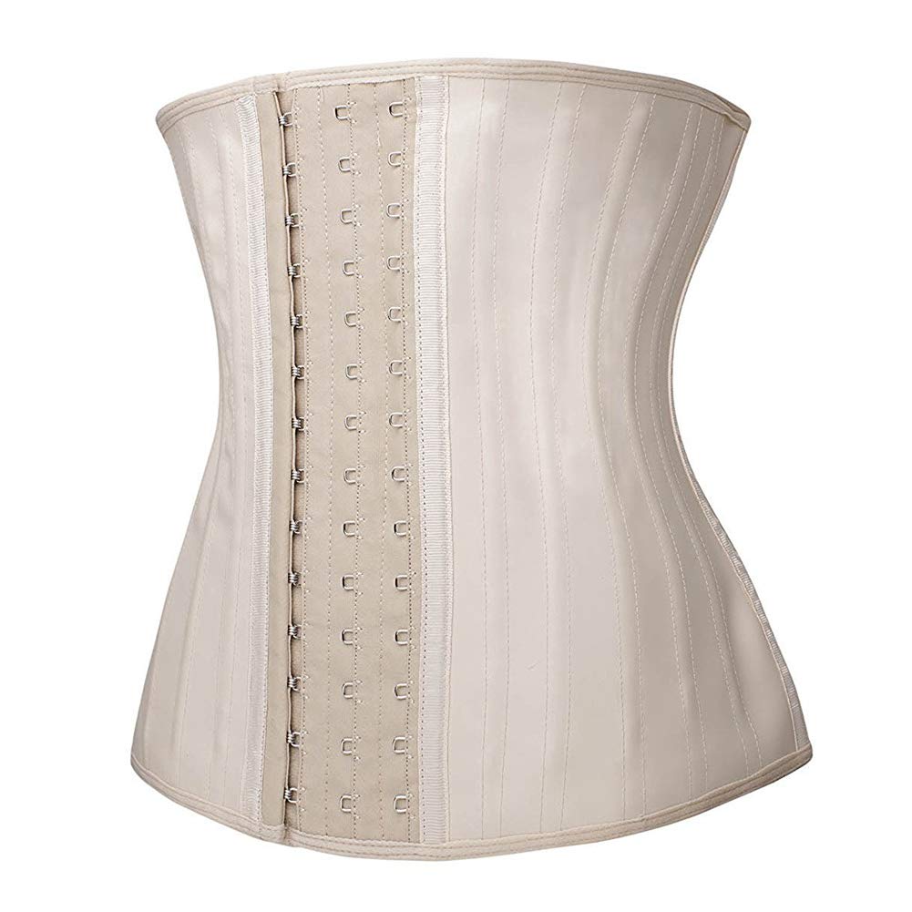 Women's Underbust Latex 25 Steel Boned Waist Trainer Cincher Corset Body Shaper