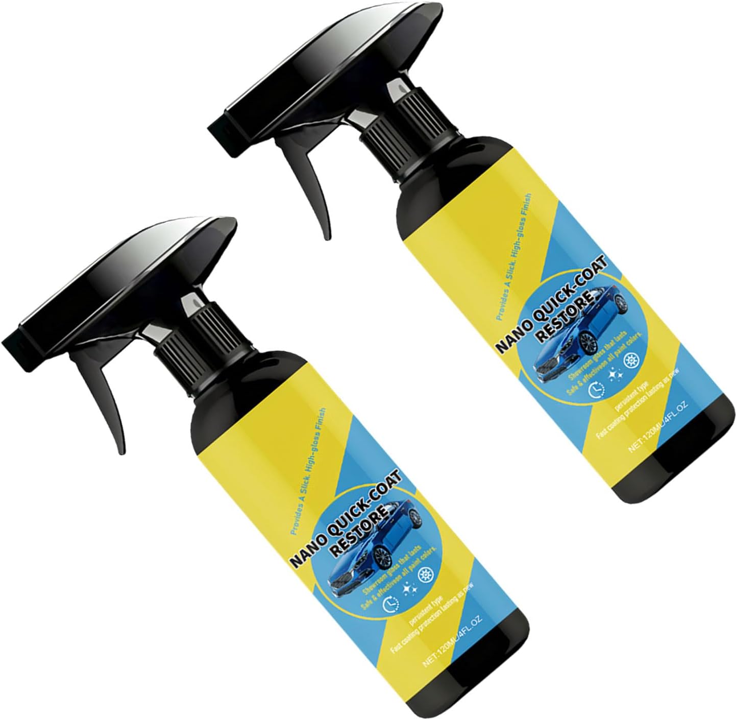 Rulbelok 1pc / 2pcs Quick Effect Coating Agent Sprayer Car Polish Agent Multipurpose Automotive Paint Restoring Coating Sprayer Car Paint Sealant Sprinkle