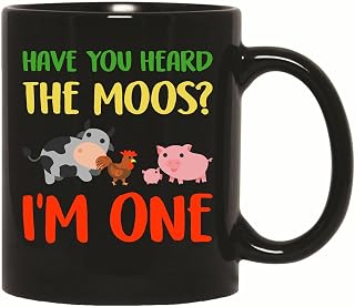 Gift Idea for Moos Fans Show Your Love with a Moos 11oz 15oz Black Coffee Mug