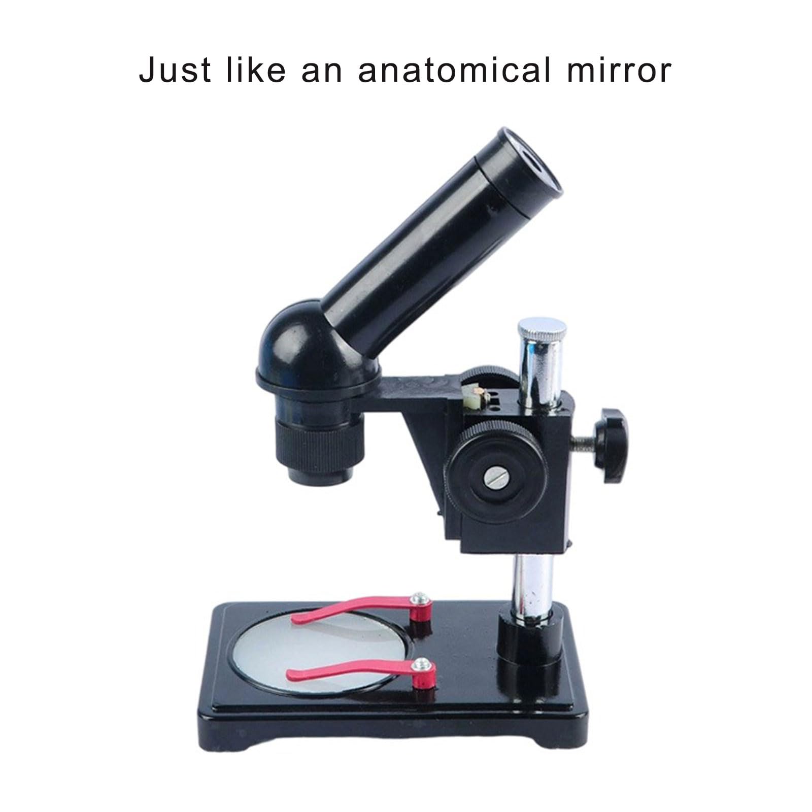 Microscopio biológico con de 20x, Distancia de Trabajo Ajustable de 55 mm, Metal para Laboratorios, Equipos de biología anatómicos