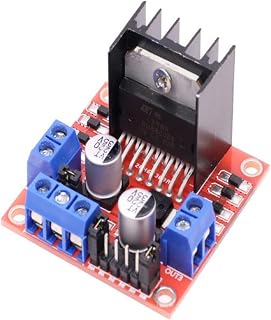 DAGIJIRD Módulo L298N para Arduino Dual H-Bridge Driver Chip DC L298N Motor Drive Module DC 5V Stepper Motor Robô de Carro Inteligente