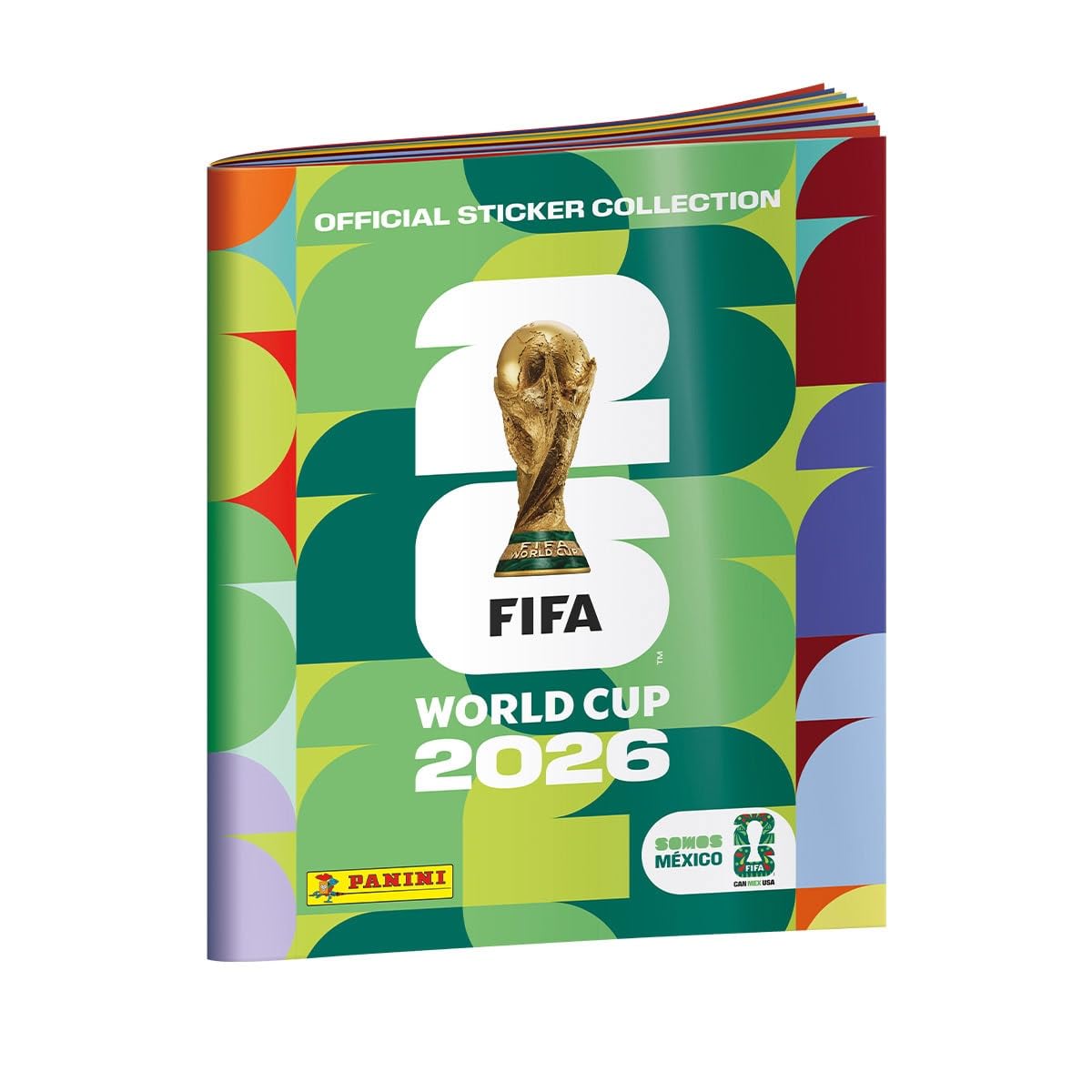 Panini FIFA World Cup 2026 Album Ufficiale + 20 Pacchetti Figurine Mondiali 2026 Collezione Calciatori + portachiave pallone