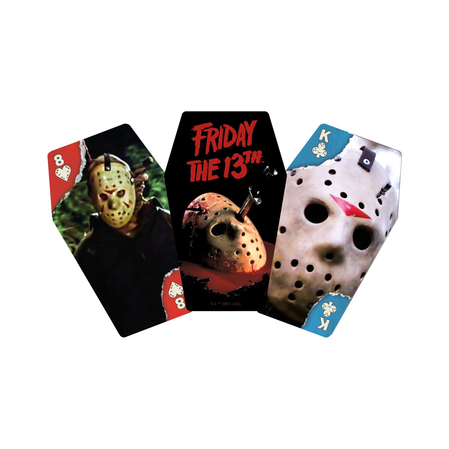Amazon.com: AQUARIUS Friday The 13th Premium Coffin Playing Cards