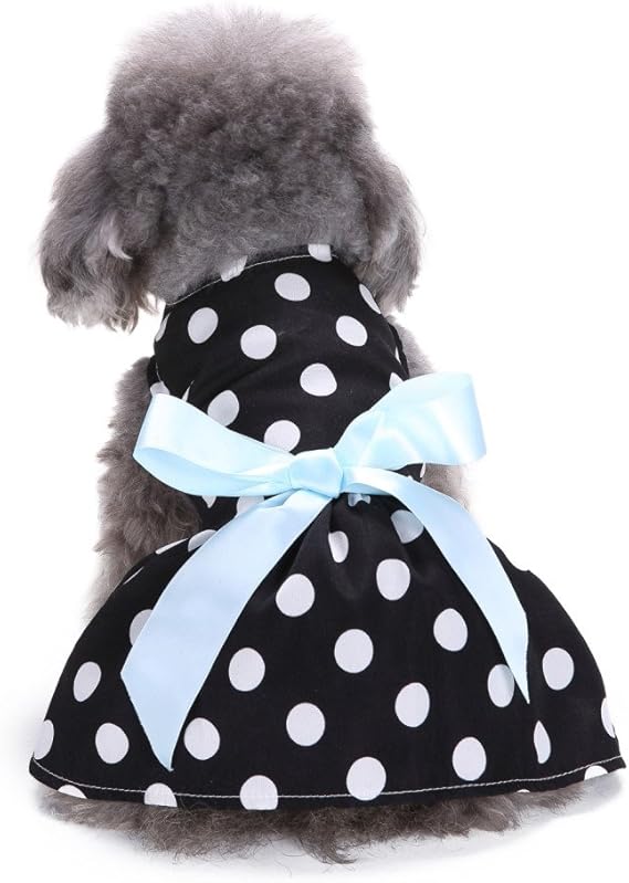 Amazon Co Jp 犬用ドレスワンピースhodarey 犬服 ペット服 かわいい 水玉ドレス 犬ワンピース人気スカート おしゃれ お姫様 洋服 小型犬 ワンちゃん 仮装 春 夏 秋 お散歩 お出かけウェアに 記念撮影 ペット用 誕生日 コスチューム服 ペット用 上着 ペット用品