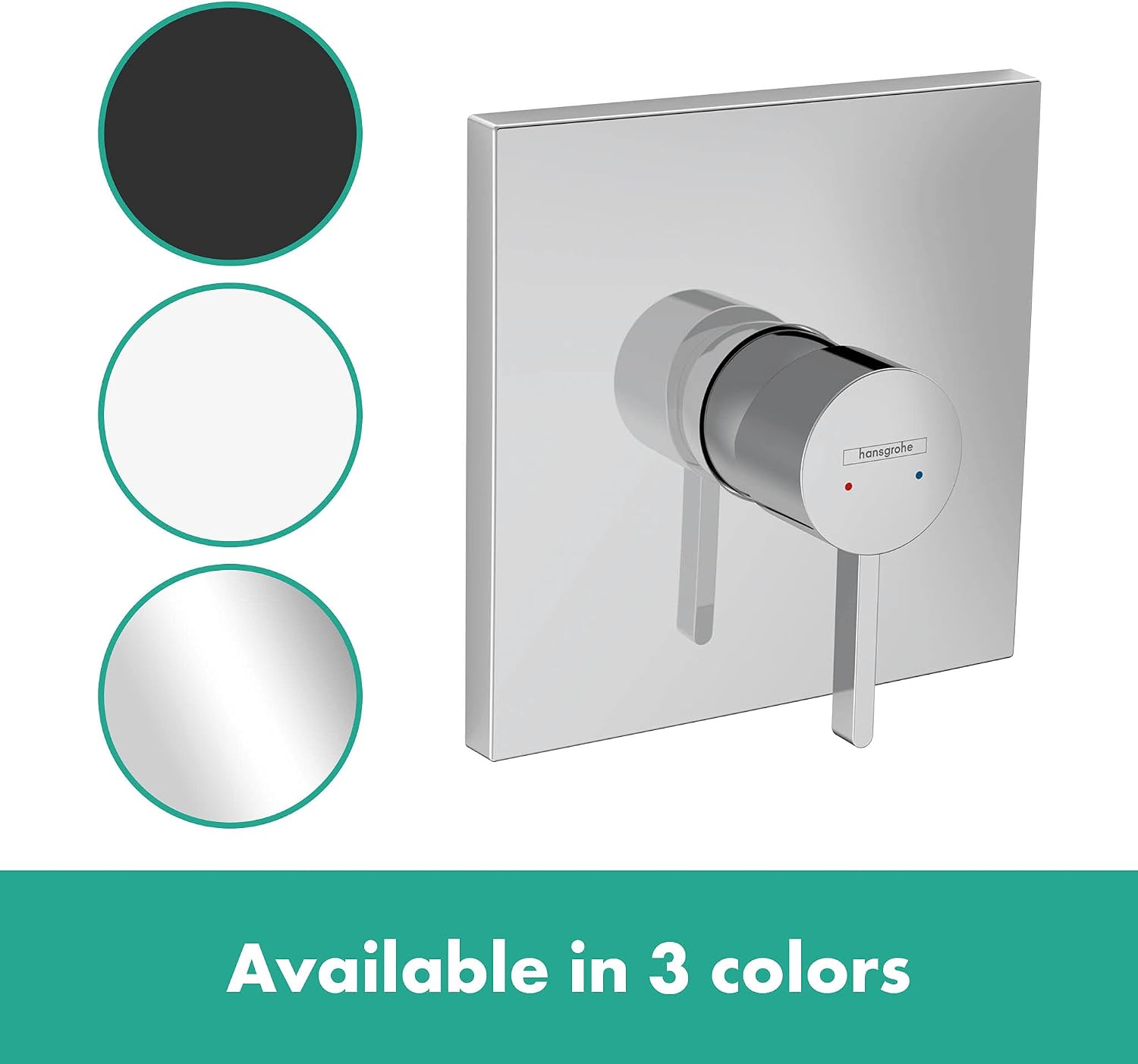hansgrohe Finoris Single lever shower mixer for concealed installation chrome, 76615000 - Image 4