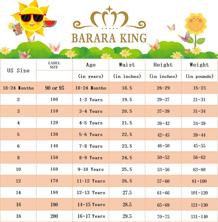 Image of Barara King Little Girls Soft 100% Cotton Underwear Toddler Panties Big Kids Undies