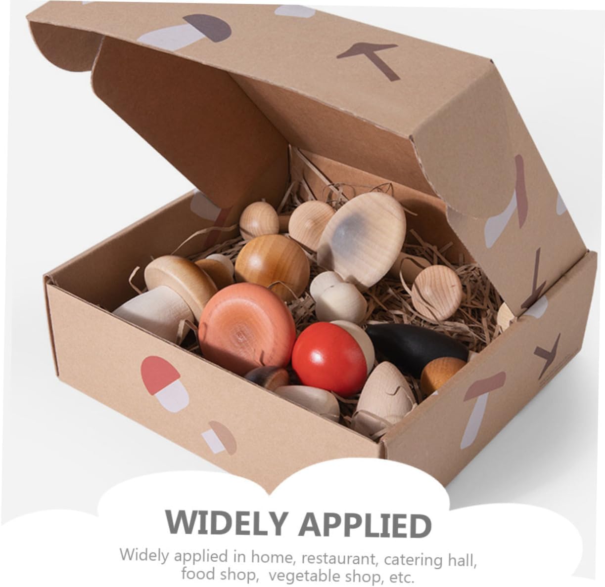 Decorative Mushroom Simulation Ornaments Whimsical Farmhouse Decor for Home Kitchen Classroom for Teaching Aids and Game Props