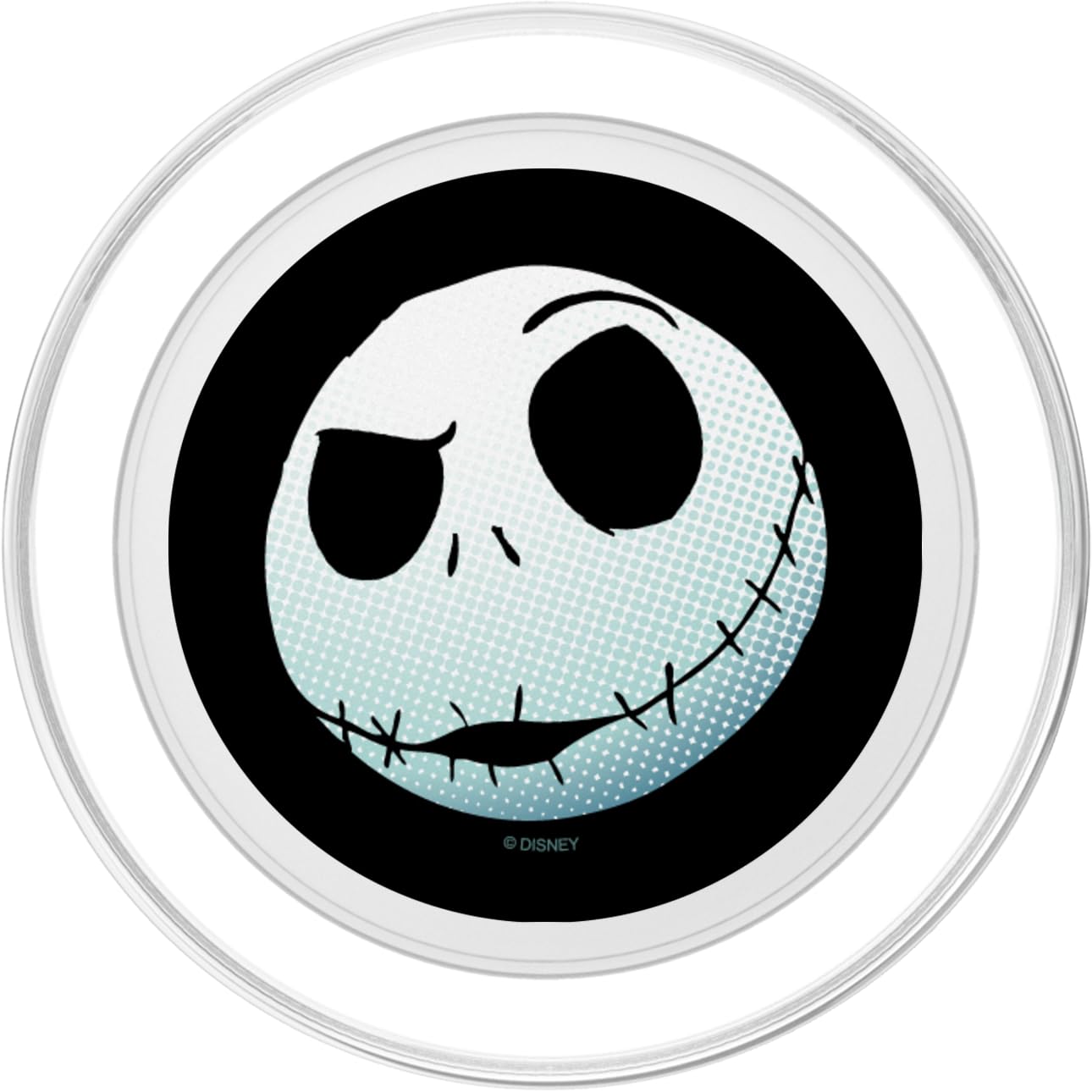 Disney Nightmare Before Christmas Jack Skellington Head PopSockets PopGrip for MagSafe, Clear - Image 2