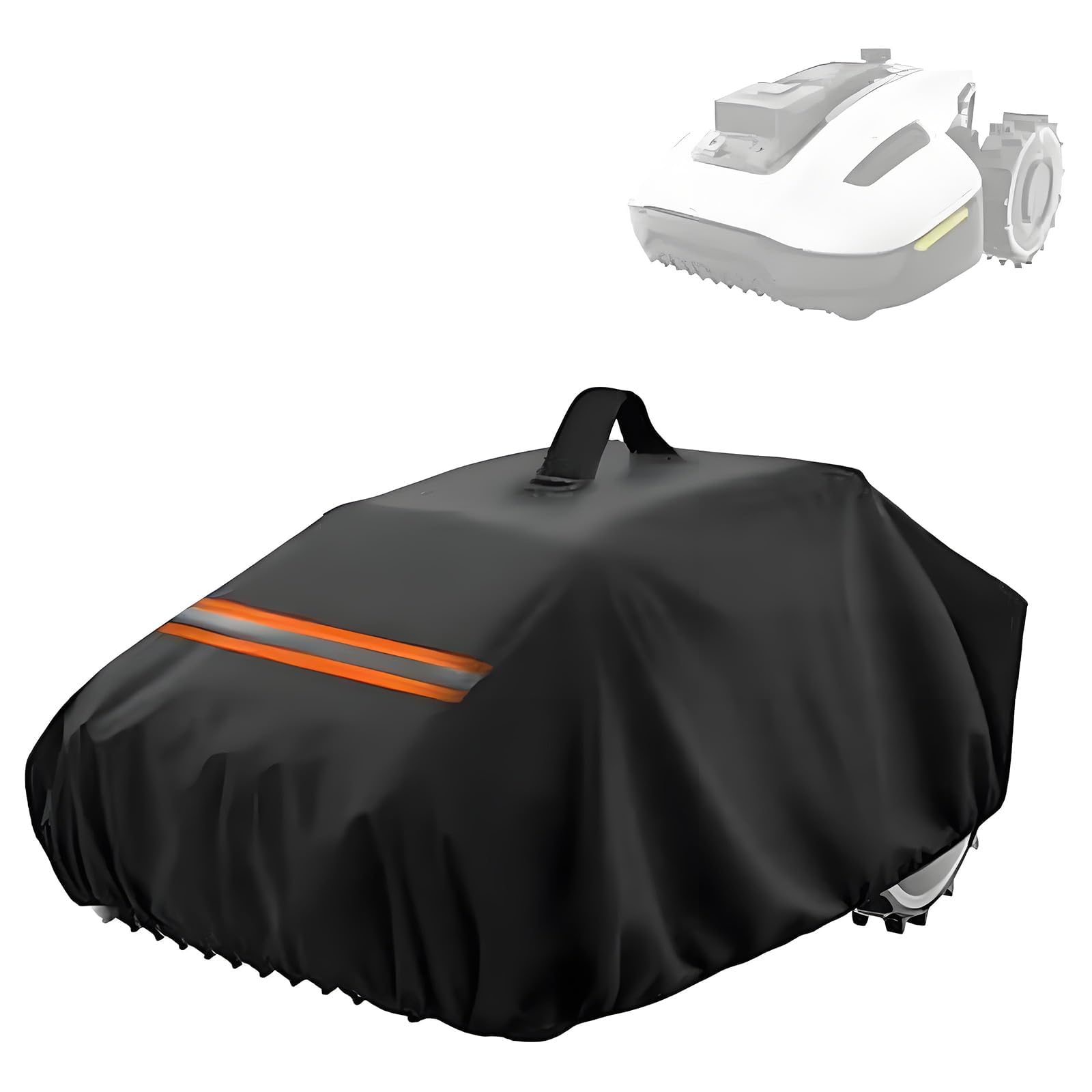 600D Robot Lawn Mower Garage Cover for Greenworks AiMowbot C20Z (2026-present), Water Resistant Robotic Lawn Mower Shelter for Outdoor Automatic Mowers, All Weather Protection,A A normal
