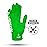 Nxtrnd G1 Youth Football Gloves, Kids Sticky Receiver Gloves (Green, Youth Medium)