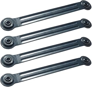 Patio Glider Replacement Bearing Bracket Rocker Arm Hardware Repair Kit for Outdoor and Indoor Furniture Adirondack Chair - 10" Length, 8 5/8" Hole to Hole - 4 Pack