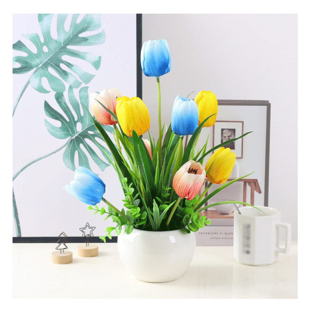 Fleurs de tulipes multicolores pour sublimer votre decoration de table