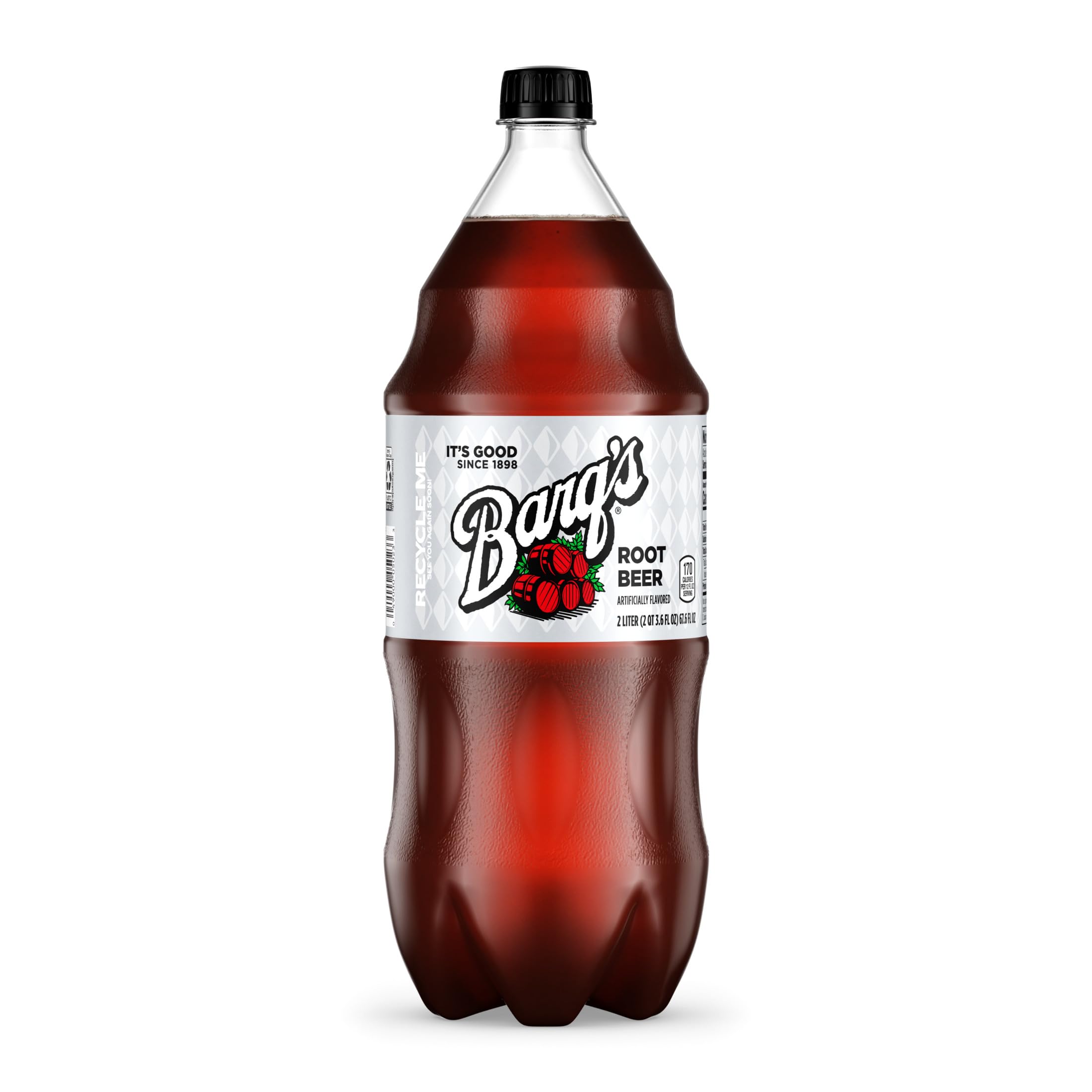 Barq's Root Beer Soda, 67.6 Fl Oz Bottle