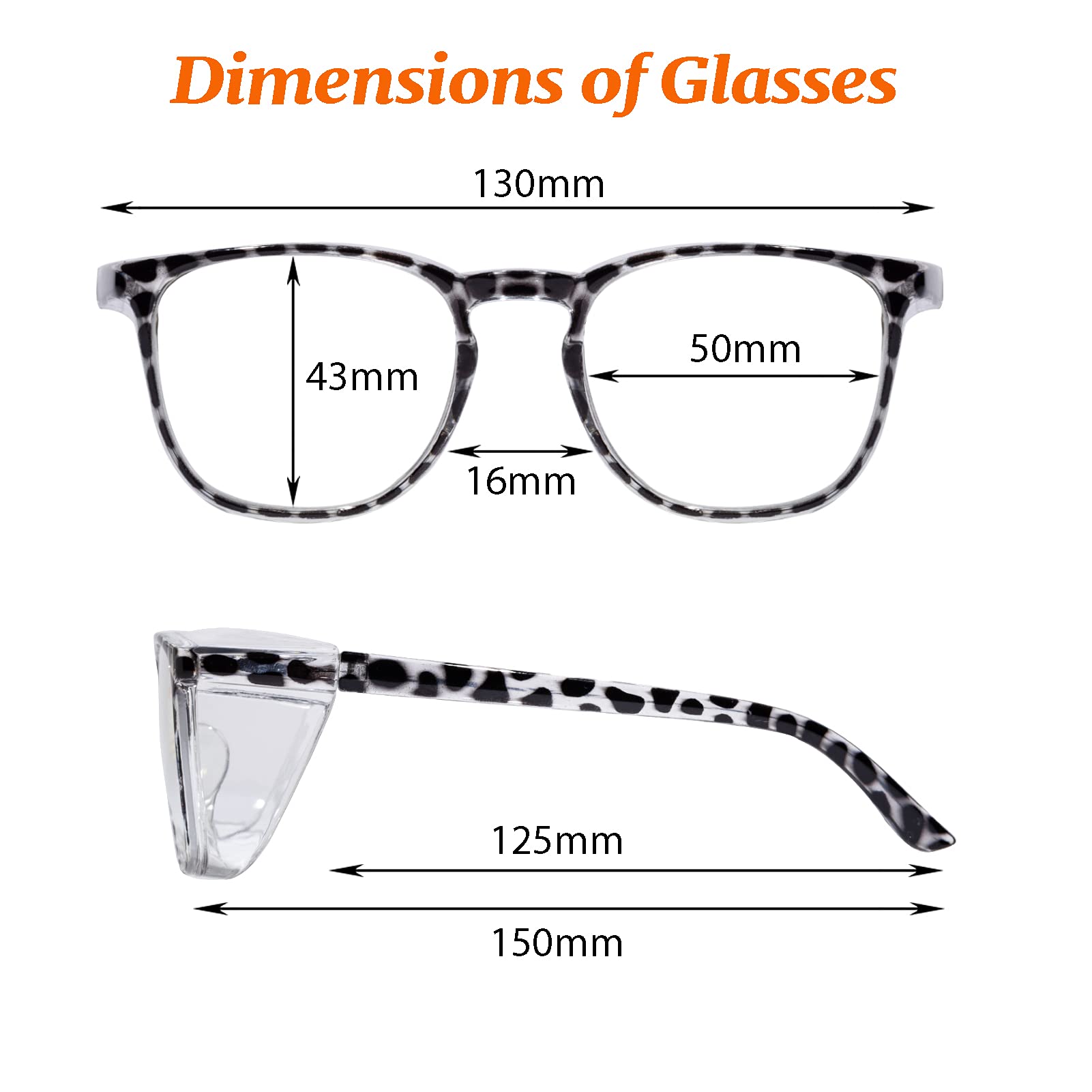 Lot de 2 lunettes de sécurité anti-buée pour homme et femme, Anti-pollen, Objectif haute définition, Protection UV400, Transparent