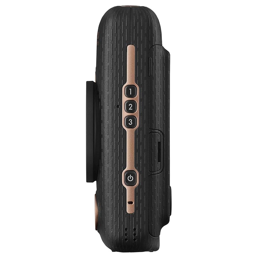 富士フイルム - INSTAX MINI LIPLAY ELEGANT BLACK Fujifilm Instax Mini LiPlay Hybrid Instant Camera, Elegant