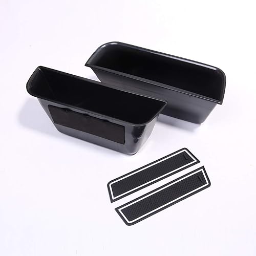 Miniatura 9 de YIWANG Caja de almacenamiento para puerta, asa y reposabrazos con alfombrilla para Mercedes Benz ML GL GLS GLE Clase W166 C292 2013-2019 (2 puertas