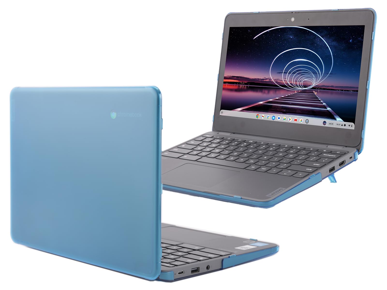 mCoverHard Case ONLY Compatible for 2024~2025 Lenovo 100E Chromebook  Gen (with Intel CPU and Model# 83G*) Laptop Computer (NOT Fitting Any