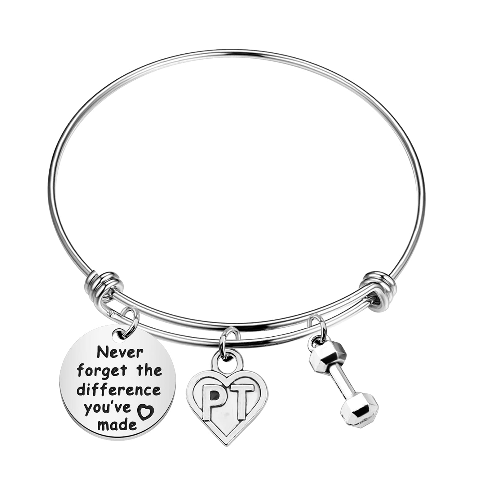 MYOPSARK Physical Therapy Gift Never Forget The Difference You've Made Keychain