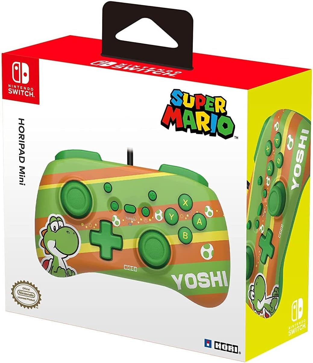 HORI Nintendo Switch HORIPAD Mini (Yoshi) Wired Controller Pad