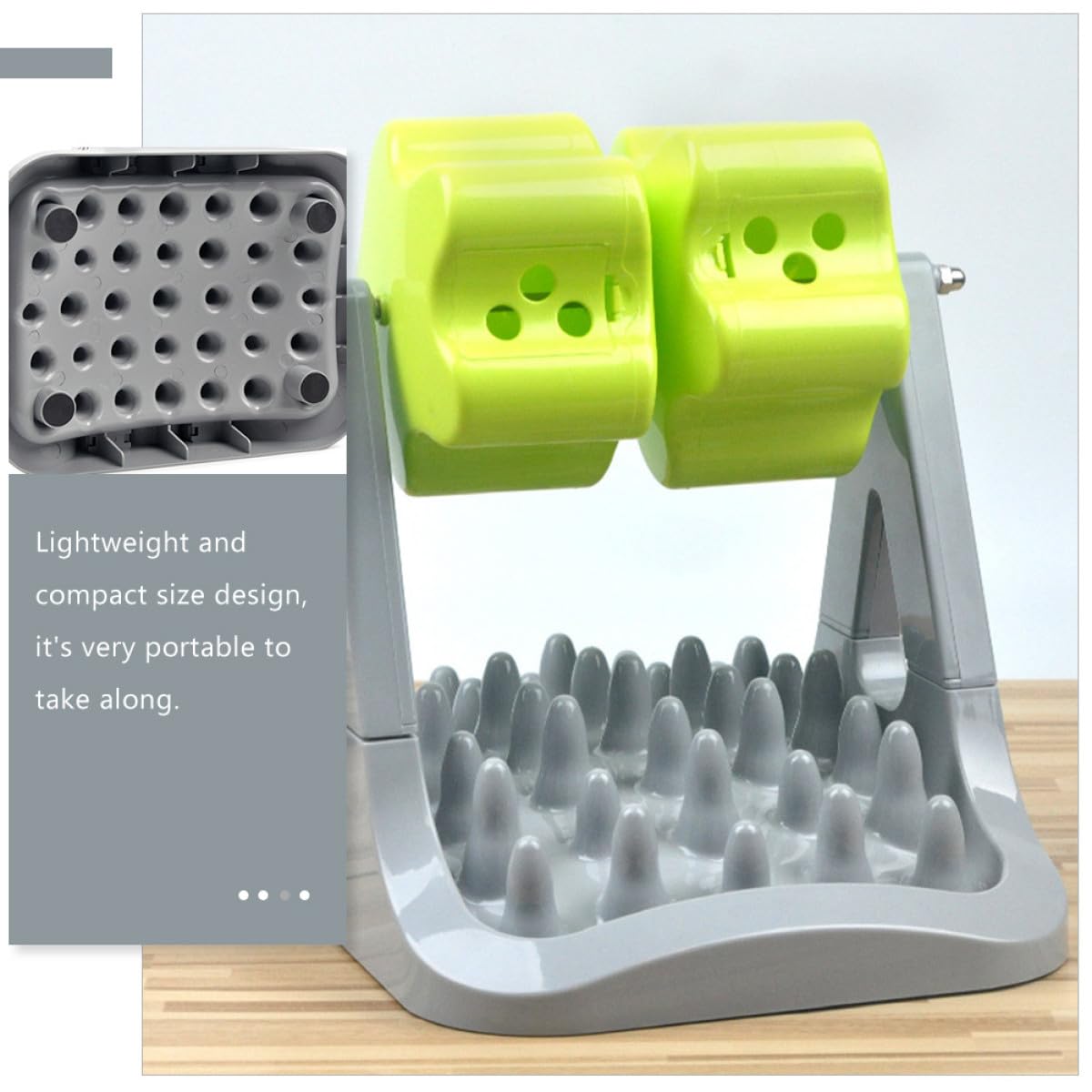 Toyvian Automatischer Leicht zu Reinigen Anti Erstickungsfunktion Trainingsspielzeug Hunde Futterspender mit Abs Material als für