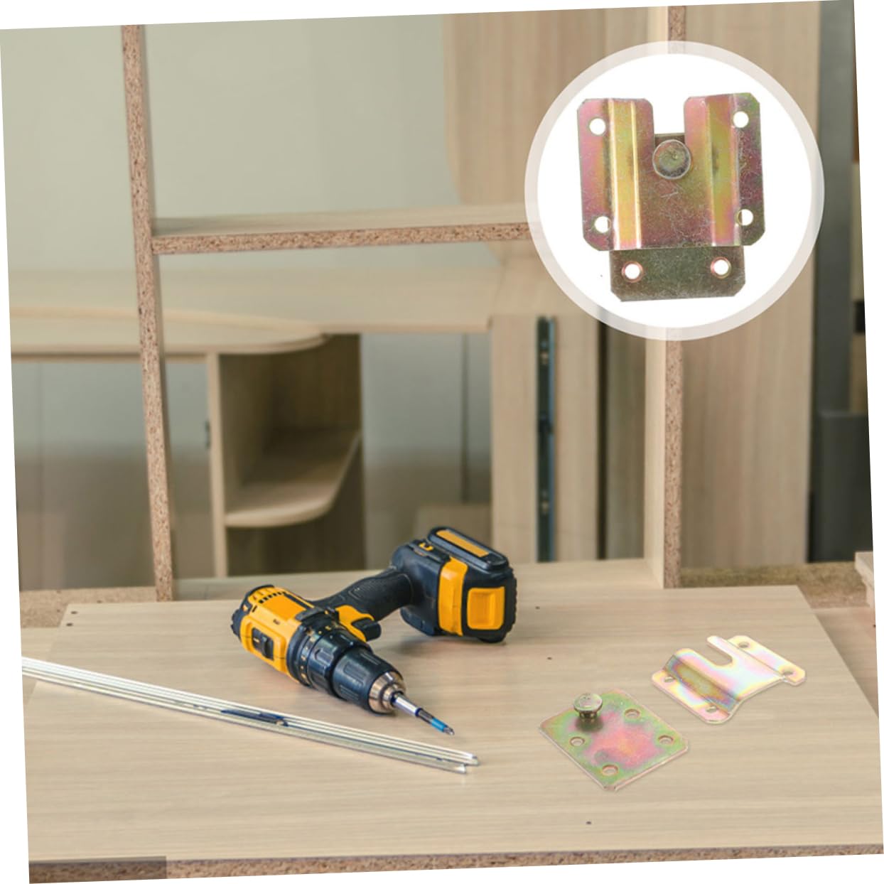 Uonlytech 12pièces Crochets Emboîtables Pour Cadres Photo Supports De Fixation Pour Tableaux Et Miroirs Fixations Murales Robustes