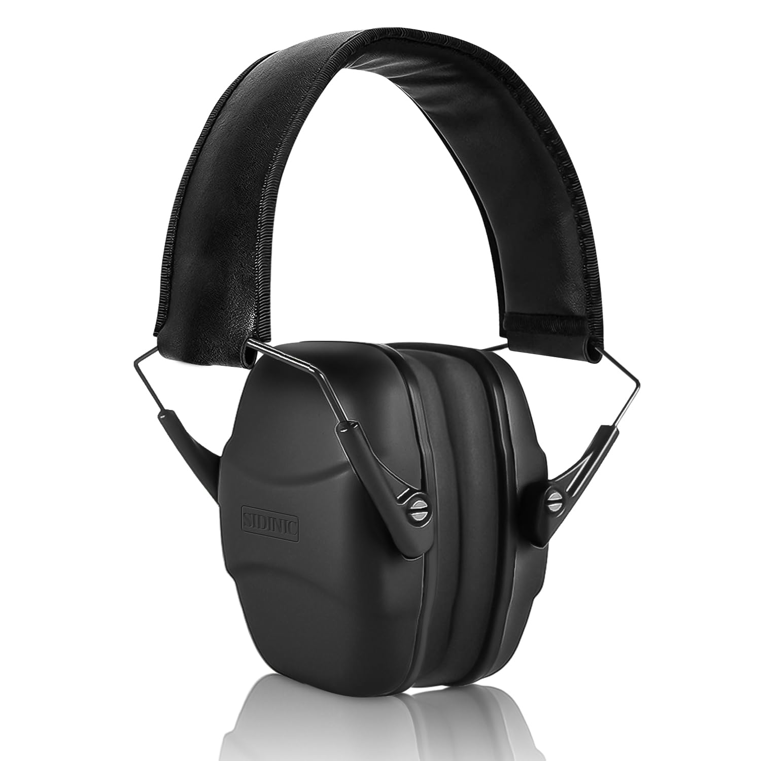 ucho 34dB Shooting Ear Protection - Special Designed Ear Muffs Lighter Weight & Maximum Hearing Protection（Black）