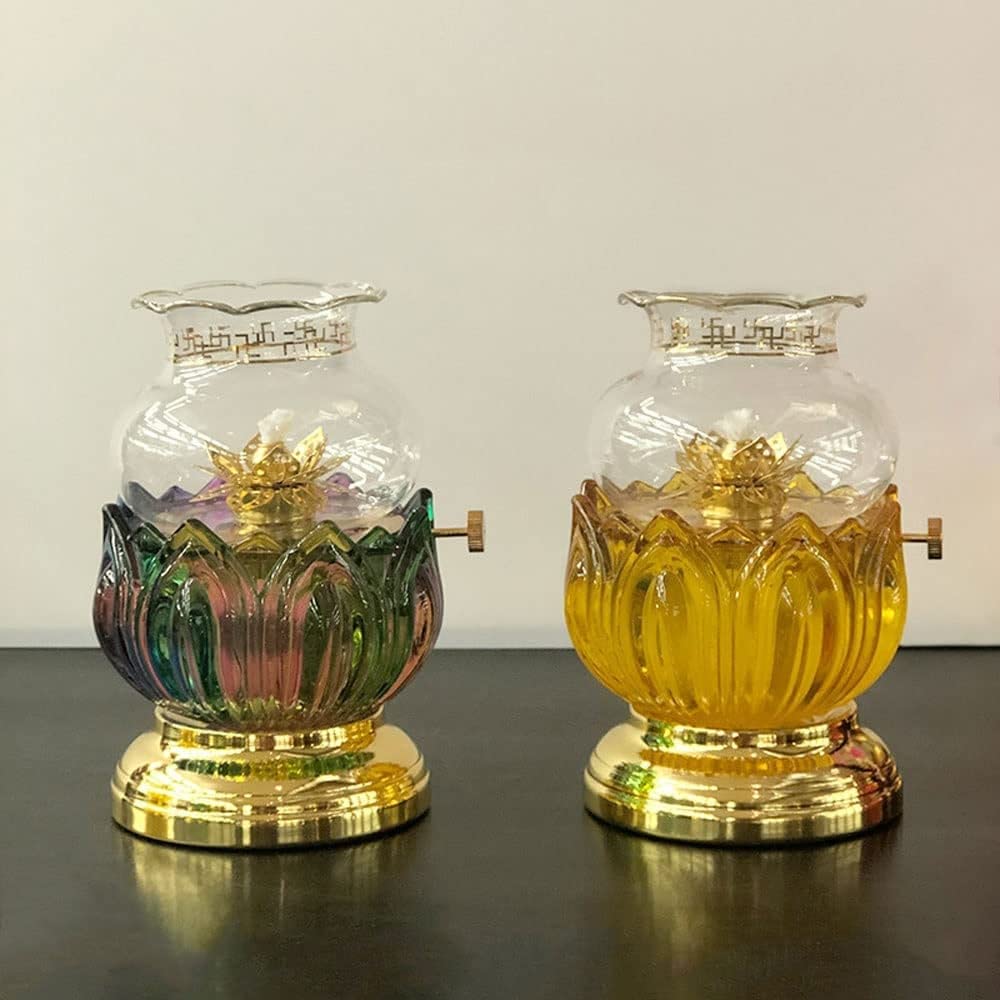 Lampe à Kérosène Vintage En Verre - Lanterne Rétro Décorative Pour Intérieur/extérieur - Ambiance Chaleureuse